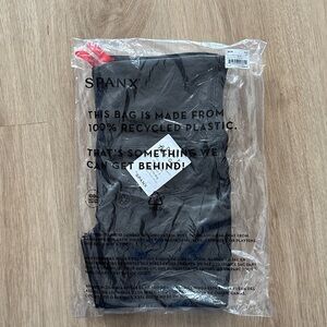 SPANX Faux Leather Black Leggings